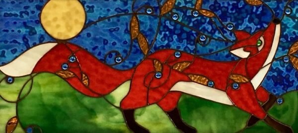 Little Red Fox in the Blueberry Patch